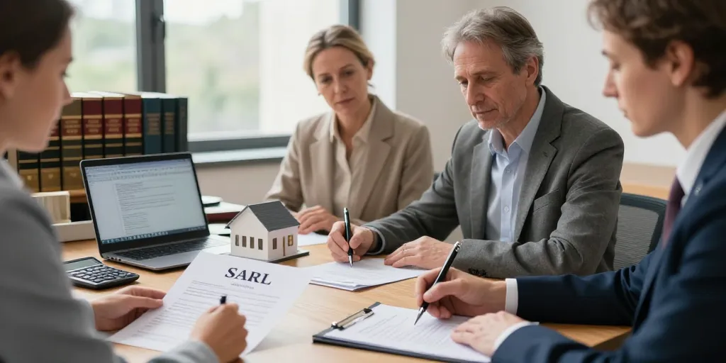 exonération plus-value immobilière sarl de famille