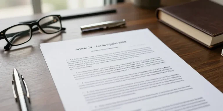 article 24 de la loi du 6 juillet 1989
