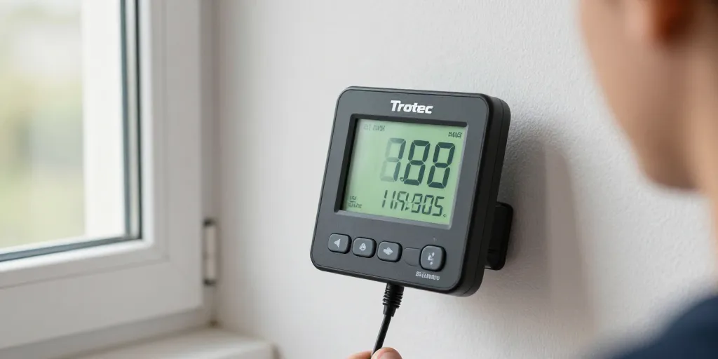 appareil de mesure de l'humidité trotec